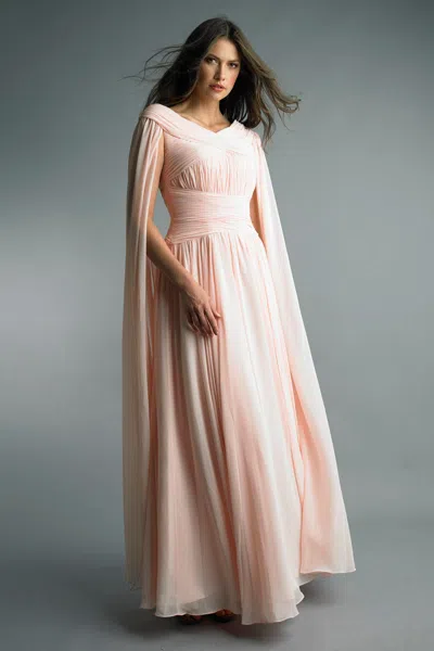 Basix Black Label Evening Gown In Pink