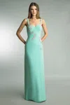 Basix Black Label Evening Gown With Shoulder Straps