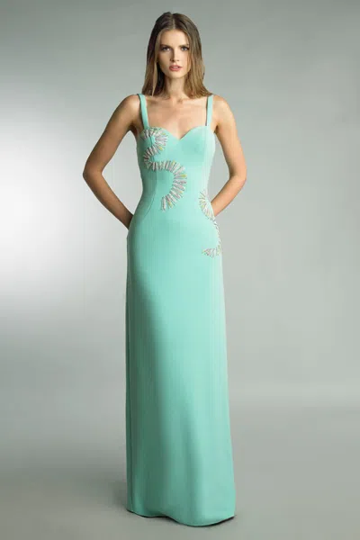 Basix Black Label Evening Gown With Shoulder Straps
