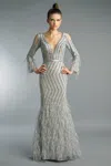Basix Black Label Feather And Crystal Dress