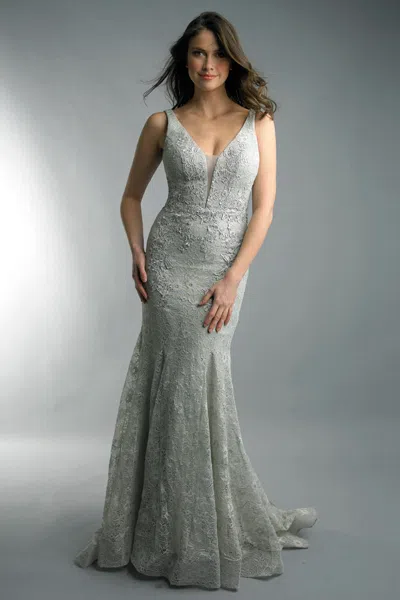 Basix Black Label Floral Lace Gown