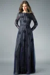 Basix Black Label Fully Covered Evening Dress