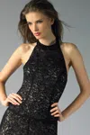 Basix Black Label Halter Top In Black