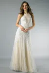Basix Black Label Lace And Tulle Gown
