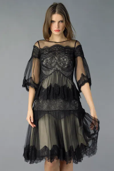 Basix Black Label Lace Cocktail Dress
