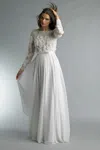 Basix Black Label Laser Cut Floral Embellished Dress