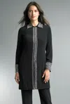 Basix Black Label Long Sleeve Duster In Black