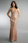 Basix Black Label Mermaid Evening Gown