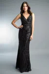 Basix Black Label Mermaid Evening Gown