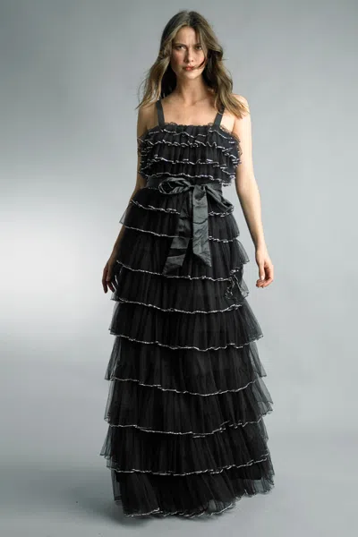 Basix Black Label Multi Tier Gown