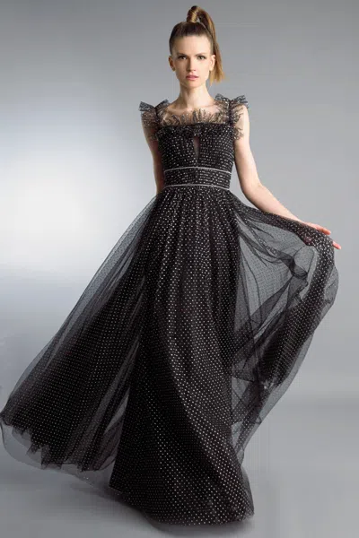 Basix Black Label Off Shoulder Gown