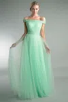 Basix Black Label Off Shoulder Gown