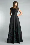 Basix Black Label Off Shoulder Gown