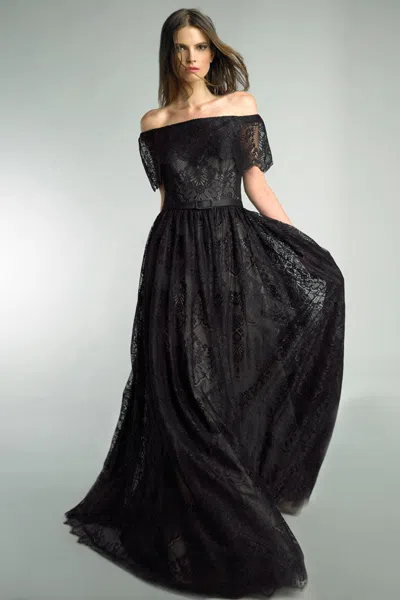 Basix Black Label Off Shoulder Lace Dress