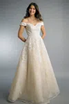 Basix Black Label Off The Shoulder Ballgown