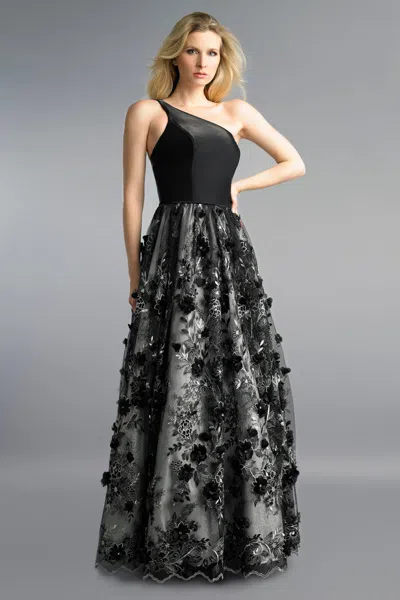 Basix Black Label One Shoudler Gown By
