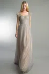 Basix Black Label Ruffle Sleeve Gown