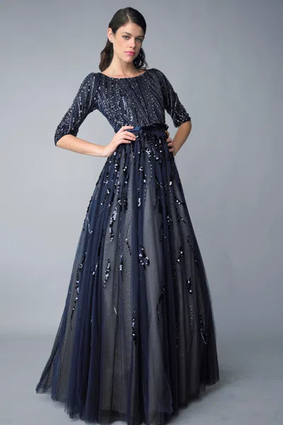 Basix Black Label Sequin Ball Gown