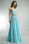 Basix Black Label Sequined Evening Dress