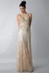 Basix Black Label Sequined Gown