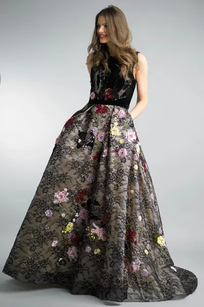Basix Black Label Sleeveless Ballgown