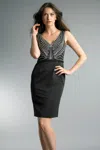Basix Black Label Sleeveless Cocktail Dress