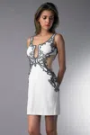 Basix Black Label Sleeveless Cocktail Dress