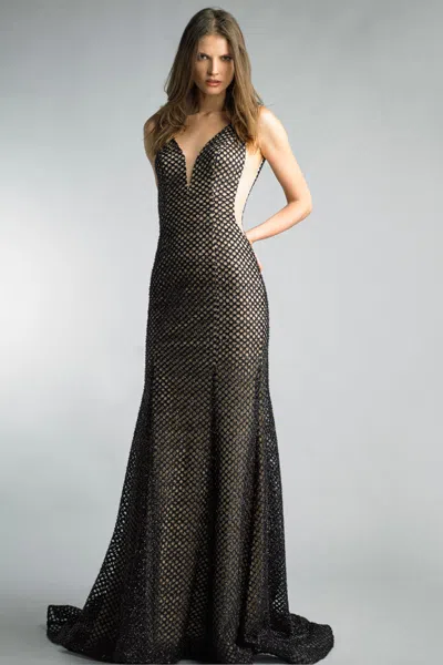 Basix Black Label Sleeveless Evenign Gown