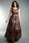 Basix Black Label Sleeveless Evening Dress