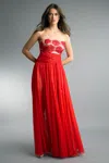 Basix Black Label Sleeveless Evening Dress