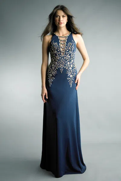 Basix Black Label Sleeveless Evening Dress