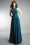Basix Black Label Sleeveless Evening Dress