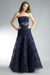 Basix Black Label Sleeveless Evening Dress