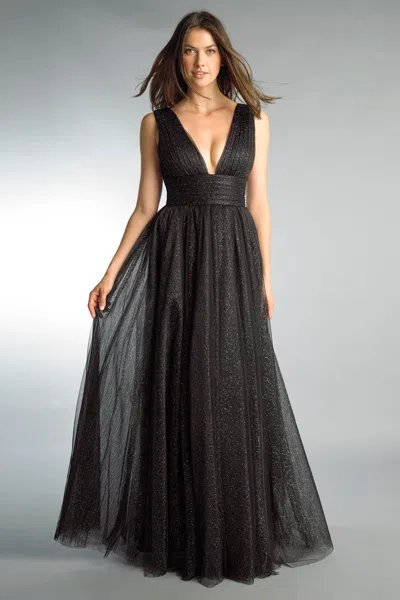 Basix Black Label Sleeveless Evening Dress