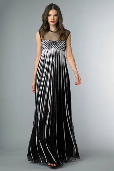 Basix Black Label Sleeveless Evening Gown