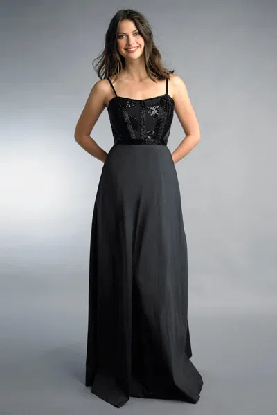 Basix Black Label Sleeveless Evening Gown
