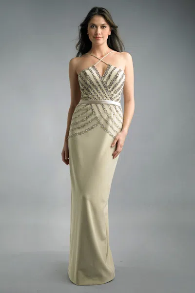 Basix Black Label Sleeveless Evening Gown