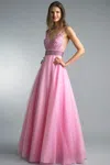 Basix Black Label Sleeveless Evening Gown