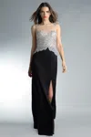 Basix Black Label Sleeveless Evening Gown