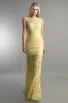 Basix Black Label Sleeveless Evening Gown
