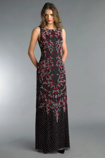 Basix Black Label Sleeveless Evening Gown
