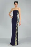Basix Black Label Sleeveless Stretch Evening Dress