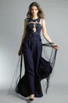 Basix Black Label Sleeveless V Back Gown