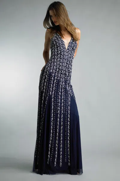 Basix Black Label Spaghetti Strap Gown