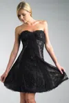 Basix Black Label Strapless Cocktail Dress