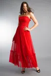 Basix Black Label Strapless Evening Dress