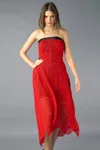 Basix Black Label Strapless Midi Dress