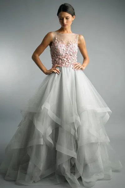 Basix Black Label Tiered Ballgown