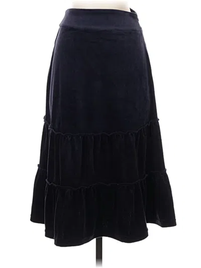 Pre-owned Basix Casual Skirt In Black