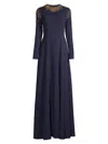BASIX WOMEN'S EMBELLISHED A-LINE GOWN